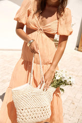 Sun Of The Sky Maxi Dress Orange