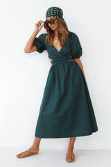 No Matter Maxi Dress Forest Green