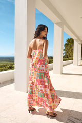 Spellcaster Strapless Maxi Dress Multi