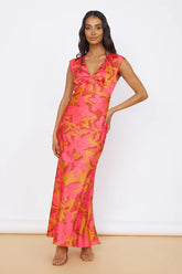Radiant Skies Maxi Dress Orange
