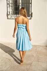 Princess Treatment Bubble Hem Midi Dress