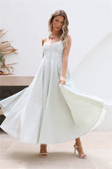 Rising Moon Maxi Dress Green