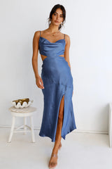 Touch The Sky Maxi Dress Blue