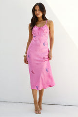 SNDYS Rosa Midi Dress Pink