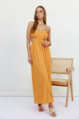 Delphina Maxi Dress Orange
