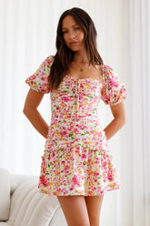 Island Radiance Mini Dress Floral