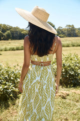 Tropic Trails Maxi Dress Green