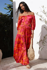 Adventures in Rome Maxi Dress Pink