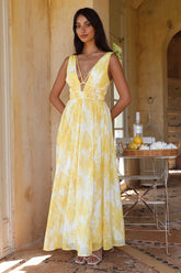 Super Solar Maxi Dress Yellow