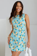 July Mini Dress Blue