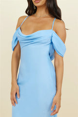 Falling Fearless Maxi Dress Blue