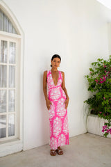 FORTUNATE ONE Harper Maxi Dress Pink