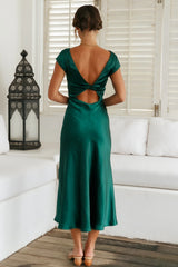One Last Song Maxi Dress Forest Green