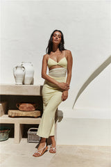 Summer Nomad Midi Dress Yellow