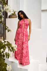 Sunshine Glow Maxi Dress Pink