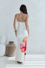 Holding On Tight Maxi Dress Cream