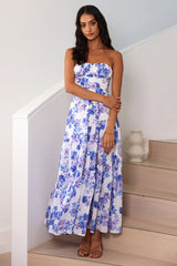Among The Branches Maxi Dress Blue