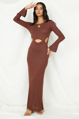 The One That Got Away Maxi Dress Brown