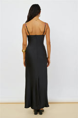 Magnetic Forces Maxi Dress Black