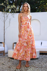 Tell Me Everything Maxi Dress Orange