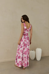 Sunset Palette Maxi Dress Pink