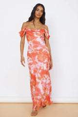 Deep Dawn Maxi Dress Pink