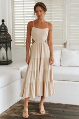 Got The Sun Maxi Dress Beige