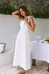 Miss Daisy Maxi Dress Ivory