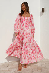Like A Princess Maxi Dress Pink