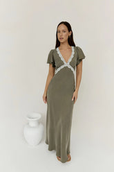 Oliviera Maxi Dress Green