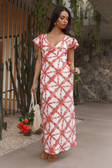 Citrus and Spice Maxi Dress Orange