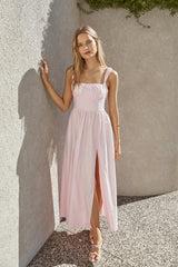 FORTUNATE ONE Hopeful Romantic Maxi Dress Pink
