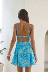 Beachlight Mini Dress Blue