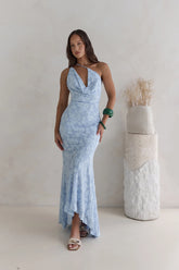 Tales From The Riviera Maxi Dress Blue