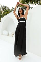 Blowing Away Maxi Dress Black
