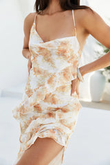 Enchanted Eve Midi Dress Orange