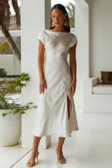 One Last Song Maxi Dress Champagne