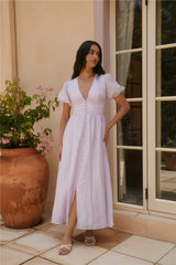 Busy Bee Maxi Dress Lilac