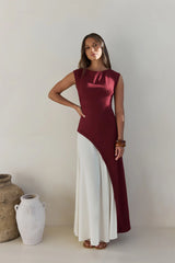 Forever A Star Maxi Dress Wine