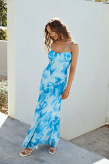 Mi Bonita Maxi Dress Blue