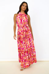 Peach Pie Maxi Dress Pink