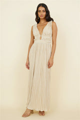 Jupiter Calling Maxi Dress Beige