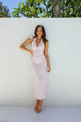 Enchanted Mist Maxi Dress Pink