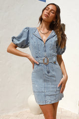 Crossroads Mini Dress Denim