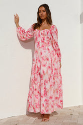 Like A Princess Maxi Dress Pink