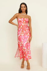 Crystal Clear Maxi Dress Pink