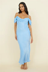 Falling Fearless Maxi Dress Blue