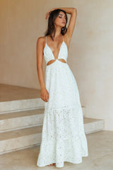 HELLO MOLLY Trust My Words Maxi Dress Green