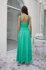 One Way Ticket Maxi Dress Green