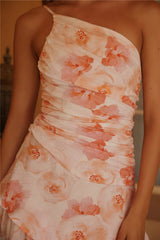 Lush Cascade Pink Floral Maxi Dress